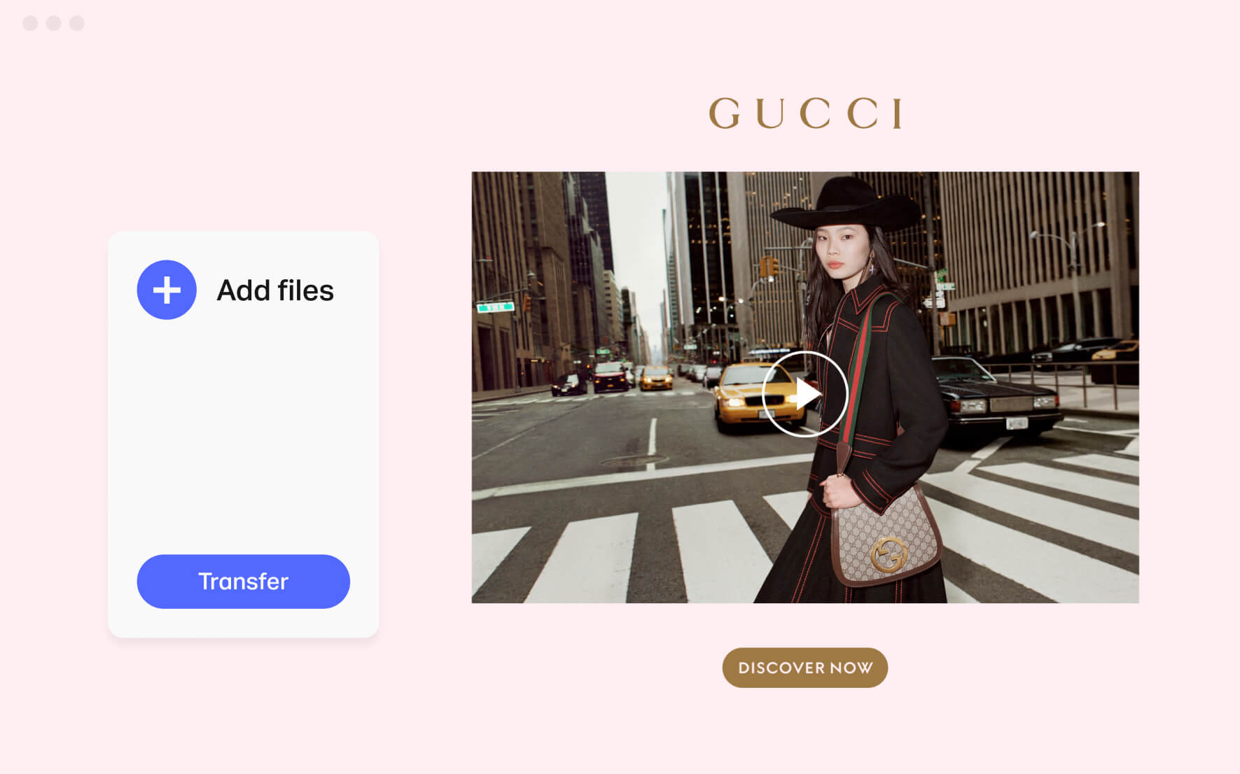 Gucci wallpaper on WeTransfer